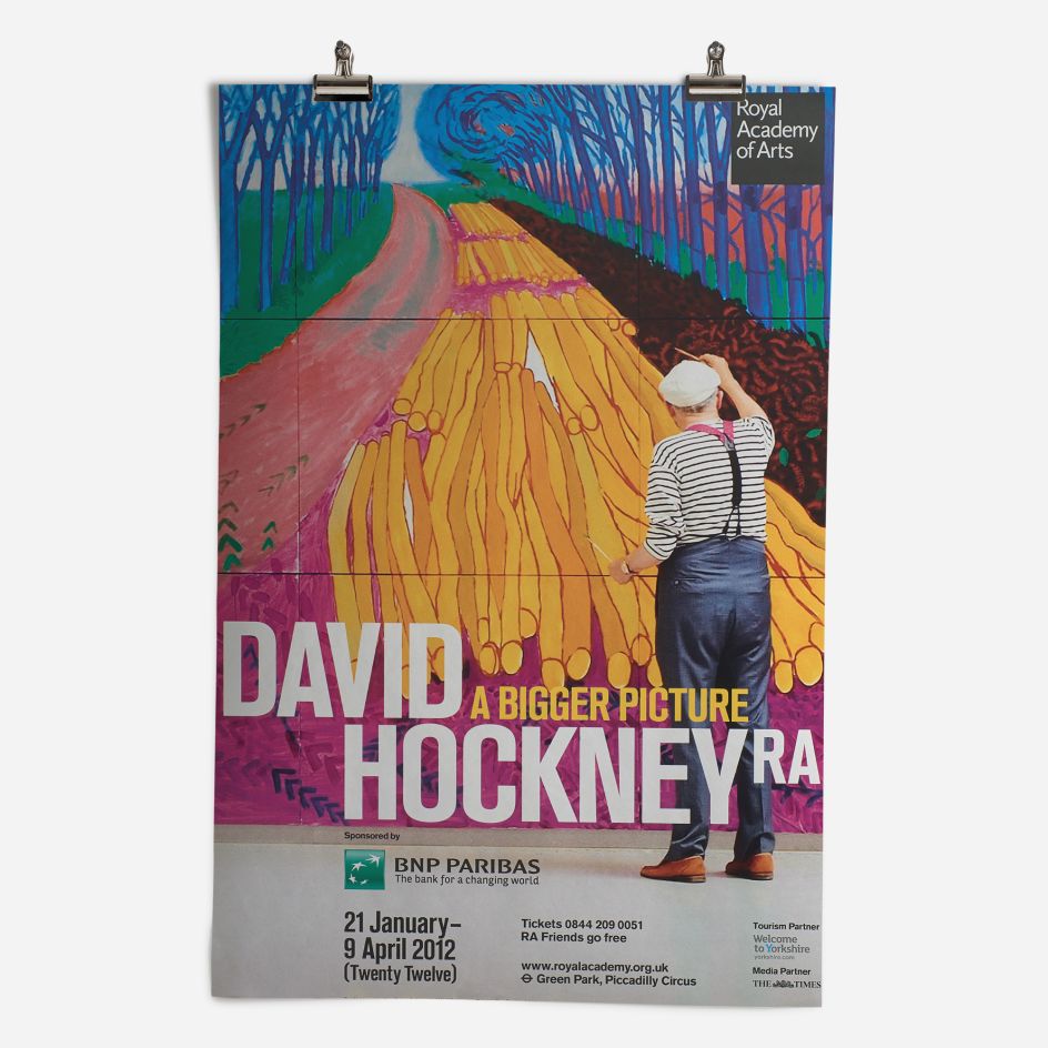RA David Hockney Exhibition 2012 Epic Poster ​from the Royal Academy of Arts Collection