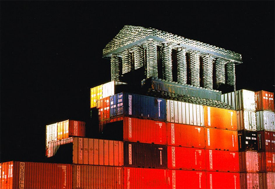 The Temple at Tyre, built in 1994, is another of David's landmark projects