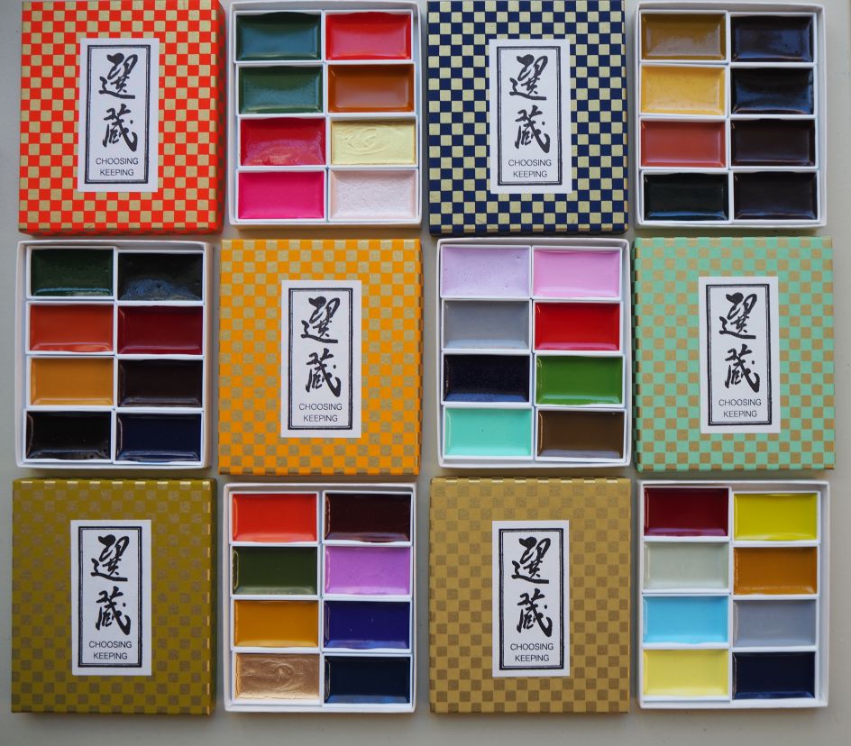 Retro Watercolour Sets by Choosing Keeping, image courtesy of the brand.