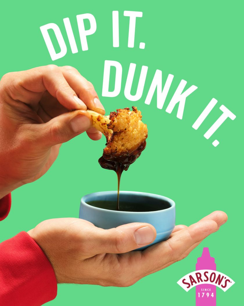 Robot Food turns up the tang with Sarson's vinegar brand identity and campaign