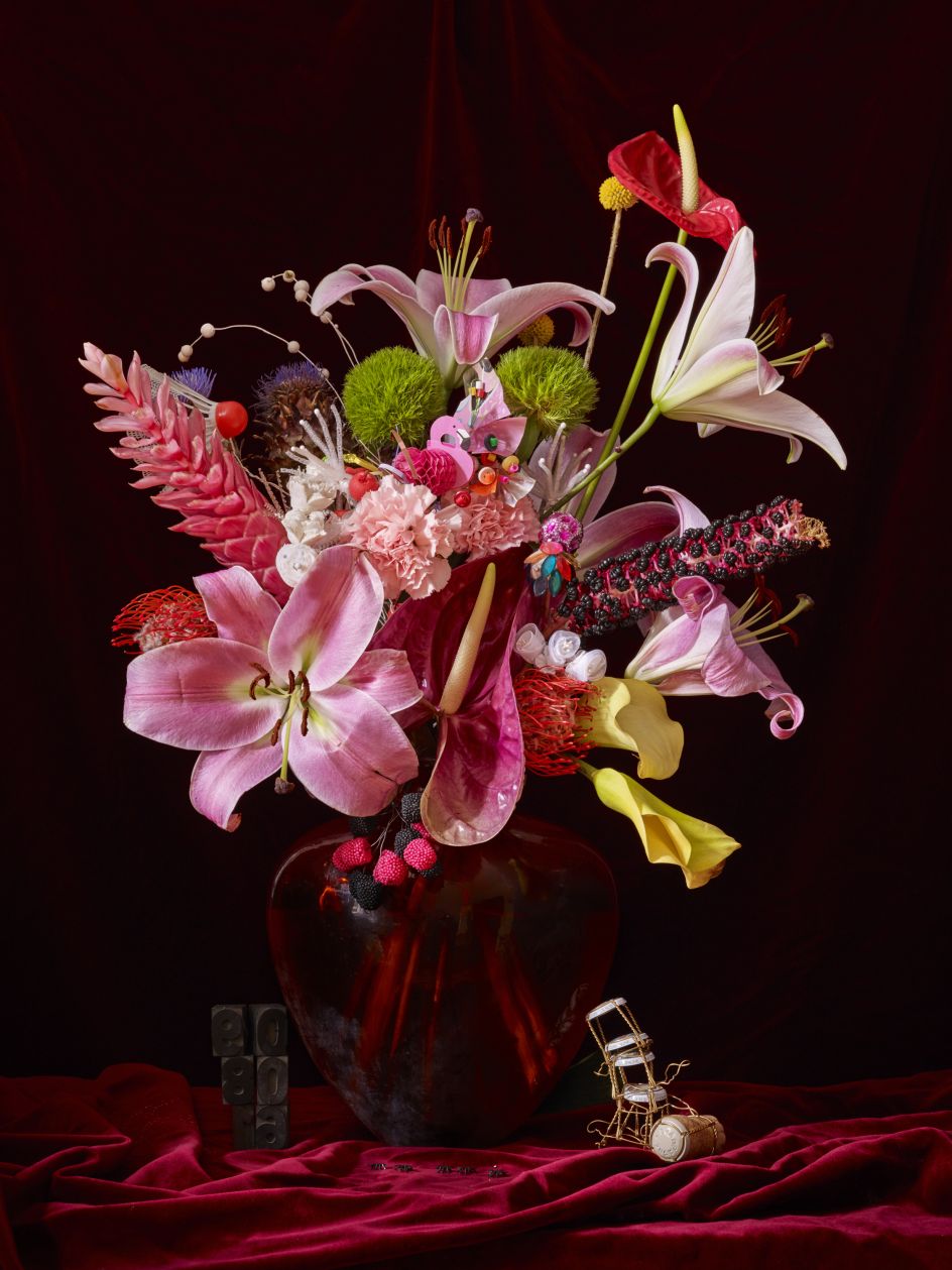 Josef Fischnaller,  Glücksschwein, 2018, C-Print, aluminium dibond and acrylic, 120x90cm © the artist, courtesy of Cadogan Contemporary