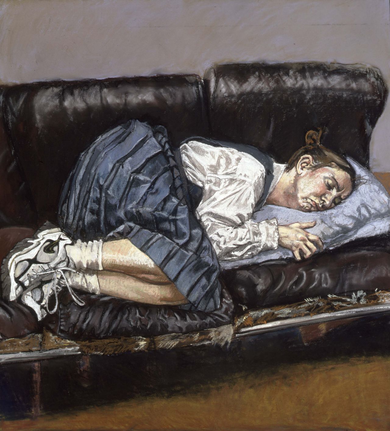 Paula REGO (b. 1935) Untitled No. 4, 1998 Pastel on paper, 110 x 100 cm Collection: Private Collection © Paula Rego, courtesy of Marlborough, New York and London