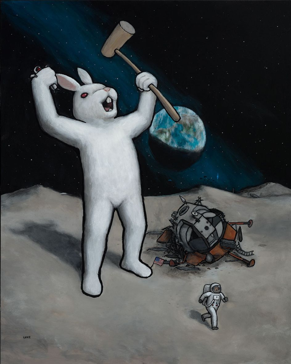 Rabbit on the Moon