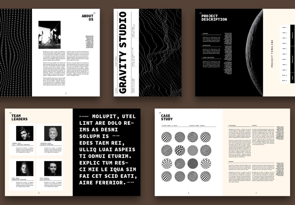 Retro Proposal Layout by Design Army.