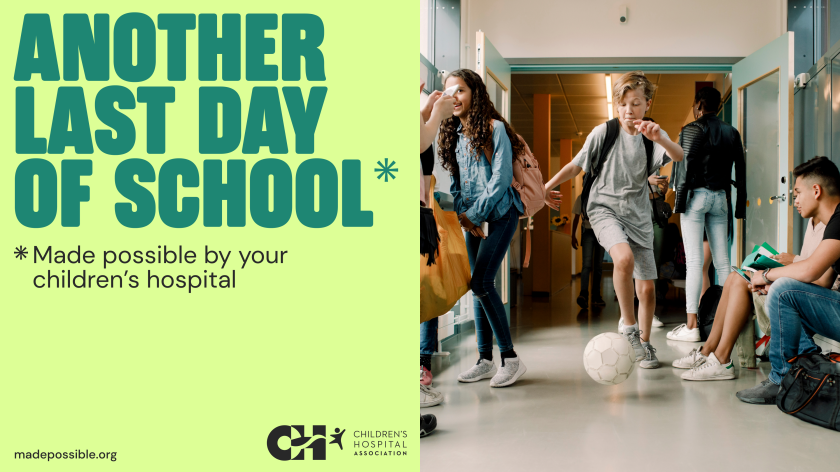 Team puts a positive twist on Children’s Hospital Association campaign