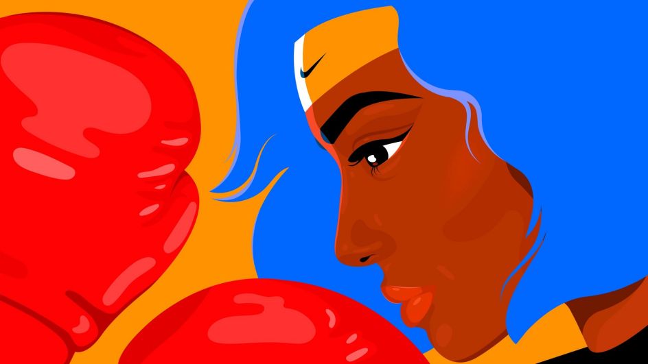 Boxer, work for Nike © Kgabo Mametja