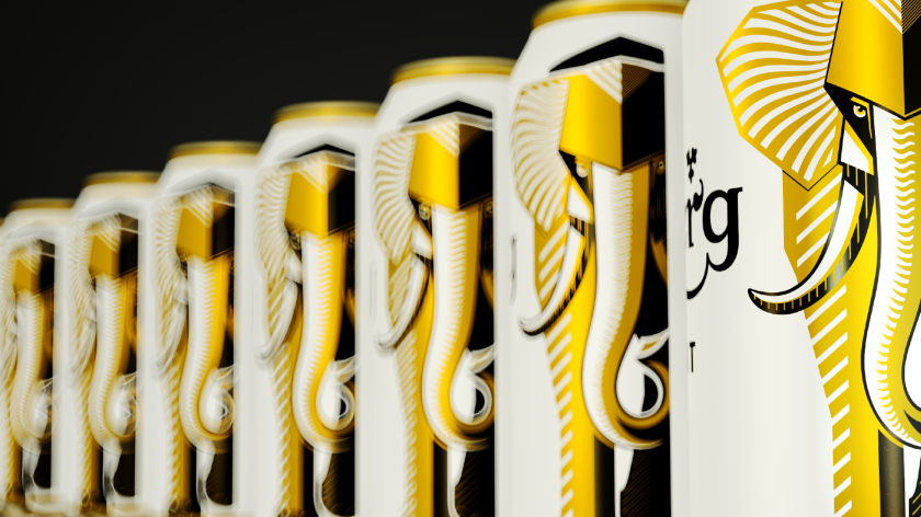 Taxi Studio designs stand-out identity for Carlsberg Elephant