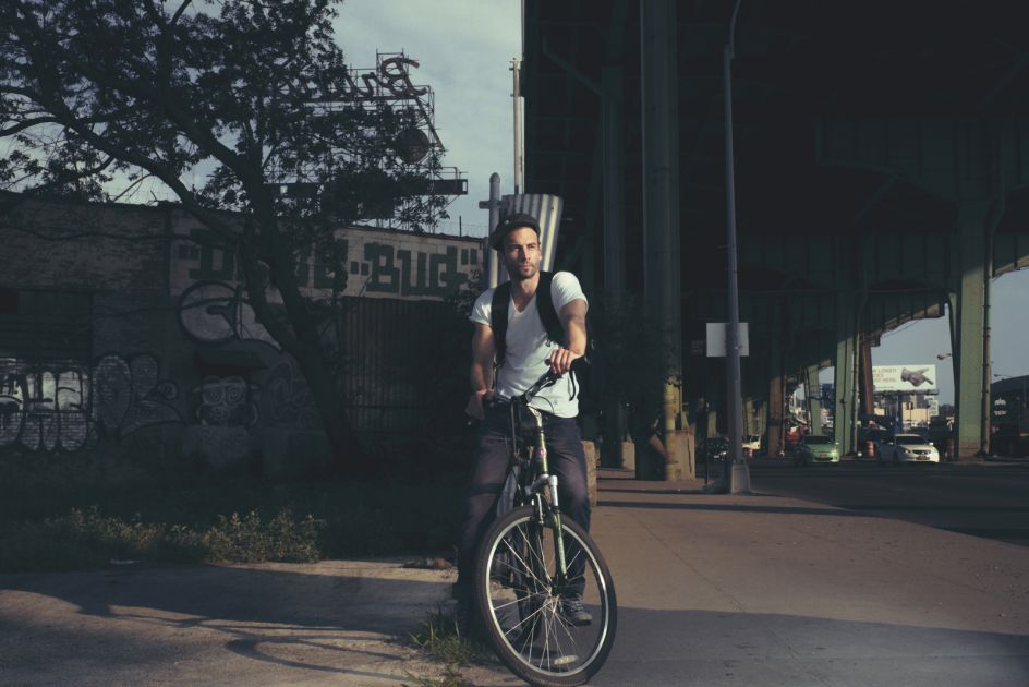 Ted Jan Roberts, actor & bicycle messenger