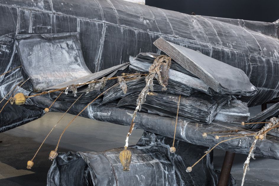 Anselm Kiefer. For Louis-Ferdinand Céline: Voyage au bout de la nuit. Installation shot, Copenhagen Contemporary 2016. Photo: Anders Sune Berg