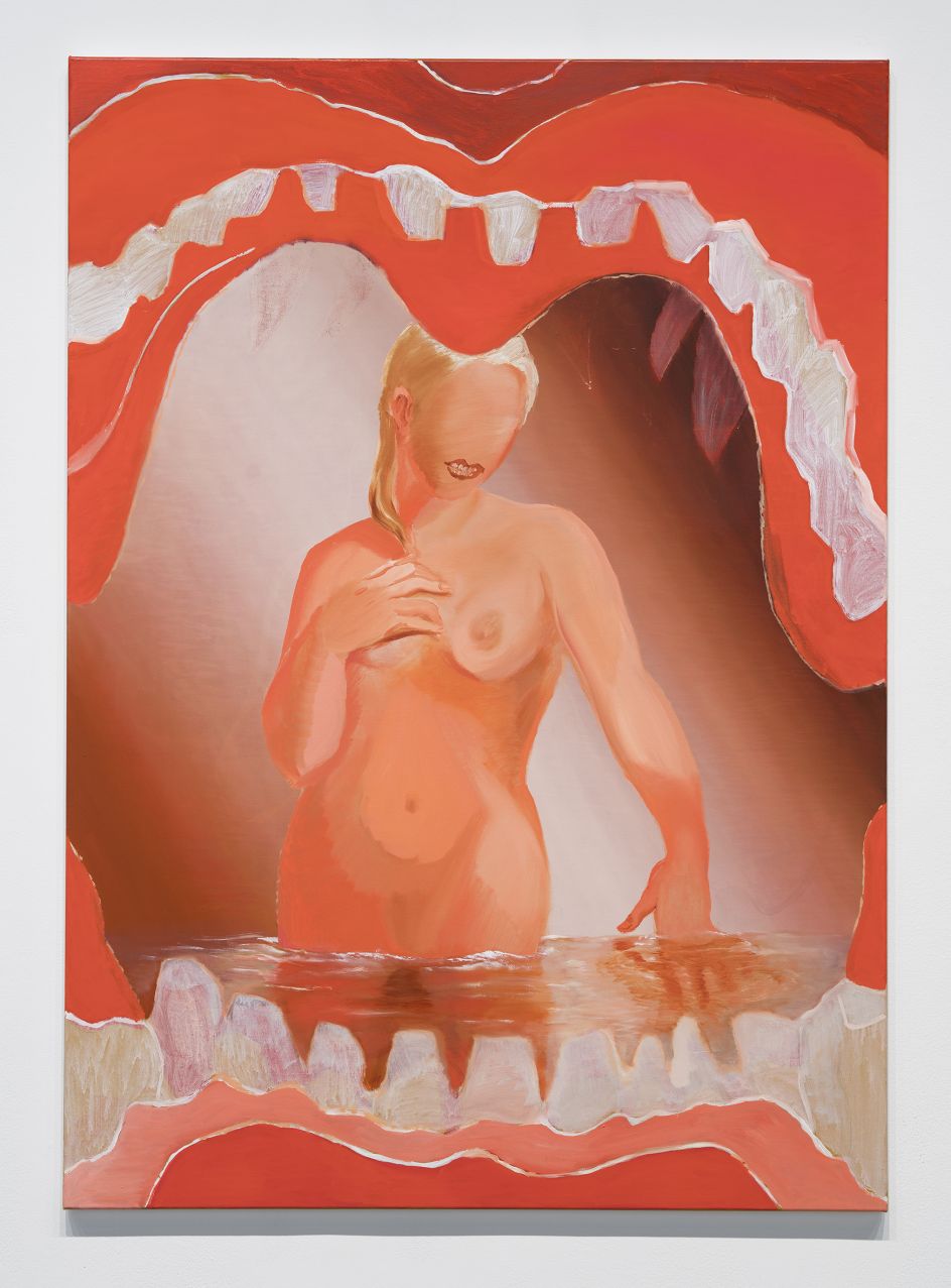 Allison Katz Heaty 2017 Oil on canvas 175x125cm