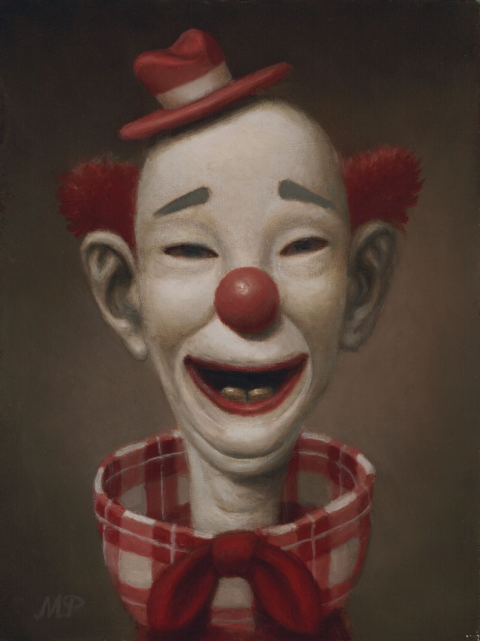 From the series Red Clown, Blue Clown © Marion Peck