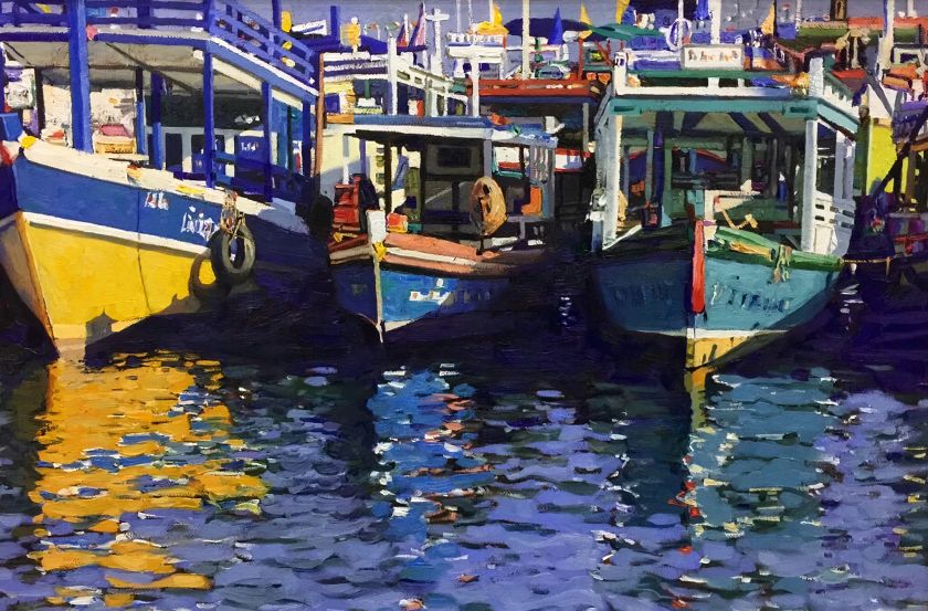 Cesar Mammadov's water paintings capture the poetry and beauty of everyday life