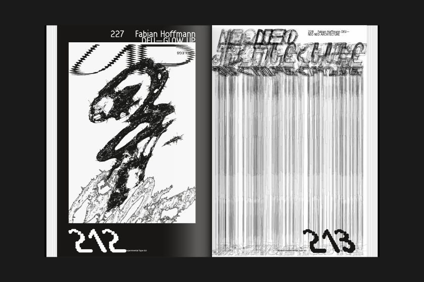 Slanted Experimental Type 3.0 pushes the limits of typography
