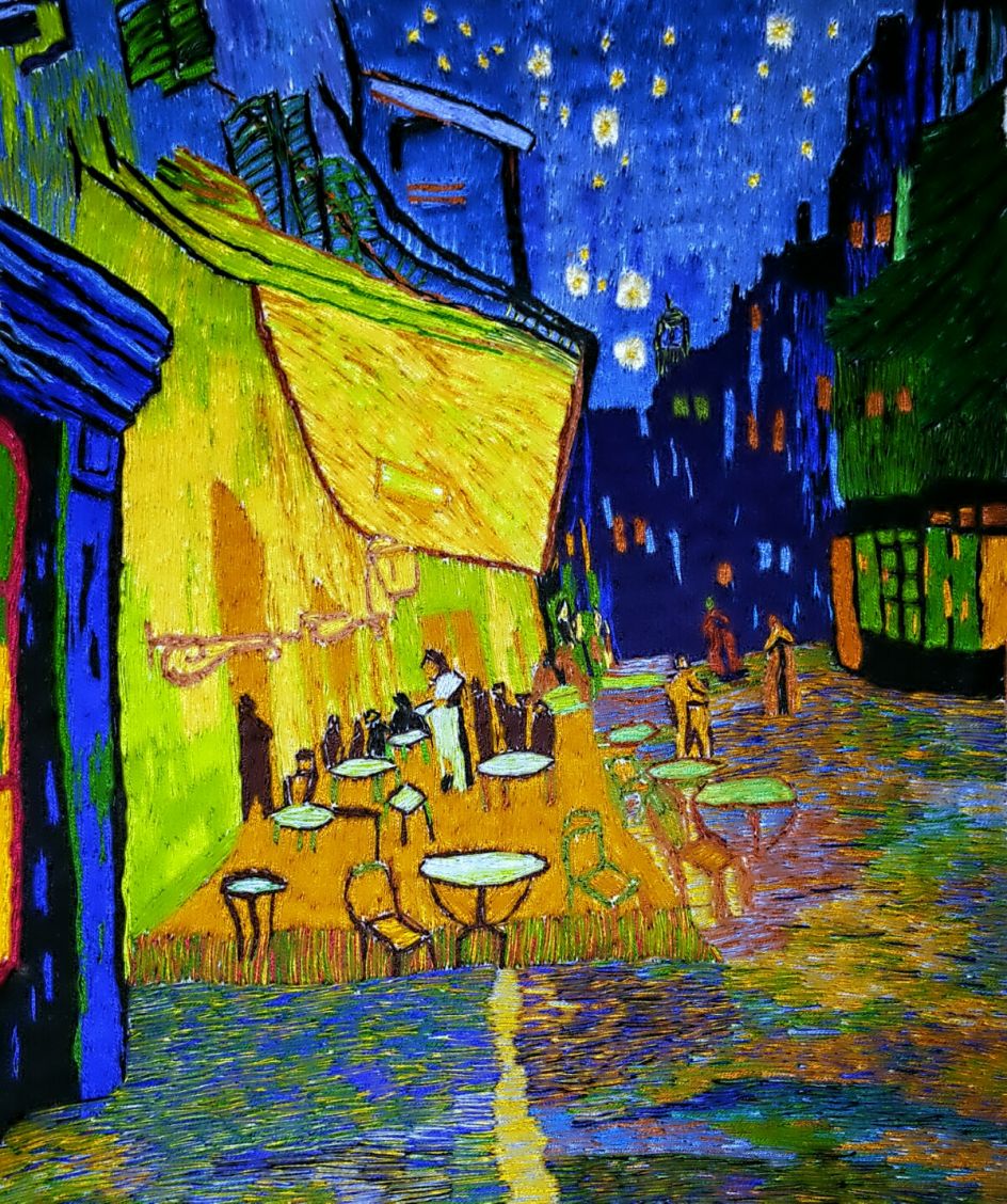 Inspired by Café Terrace at Night - Vincent van Gogh