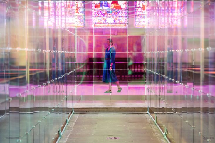 Liz West, Presence – Macclesfield, Christ Church – Barnaby Festival 2021. Photography by Travelling Simon