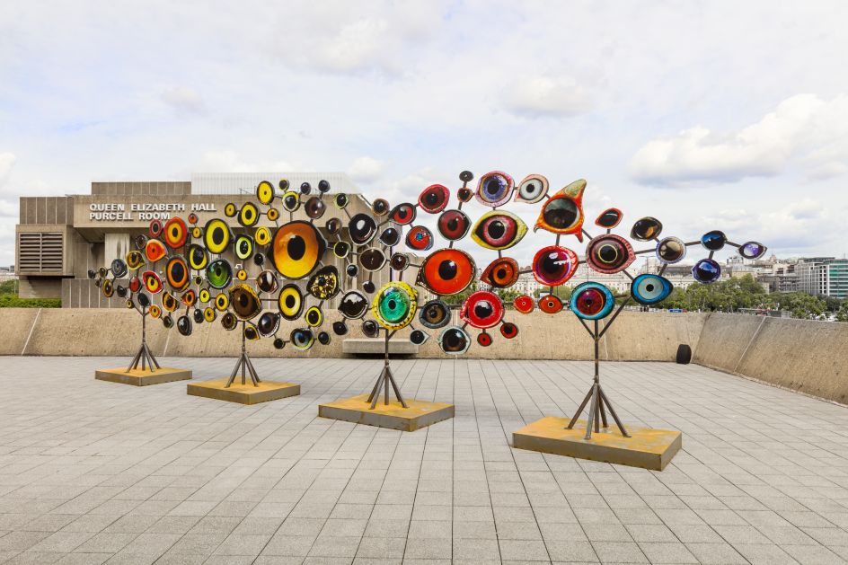 Installation view of Jenny Kendler, Dear Earth – Art and Hope in a Time of Crisis. Photo: Mark Blower. Courtesy the Hayward Gallery