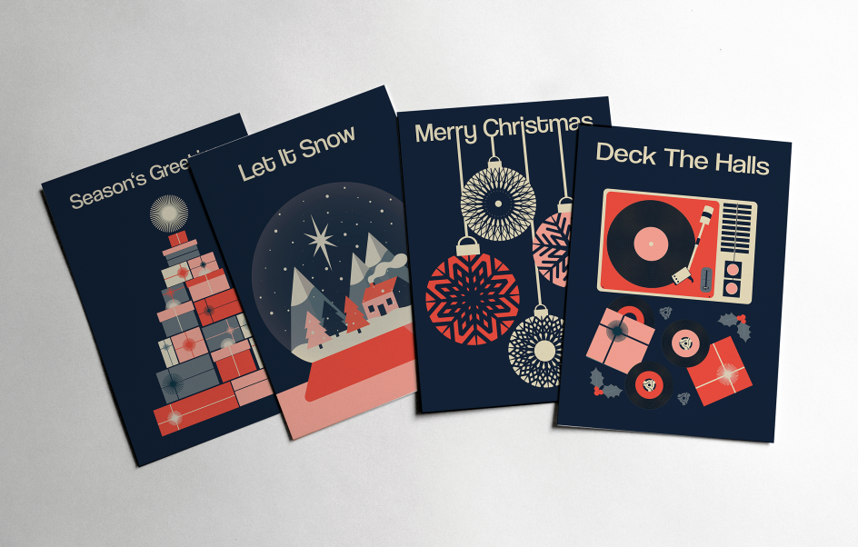 Bundle of Christmas Cards by Gail Myerscough