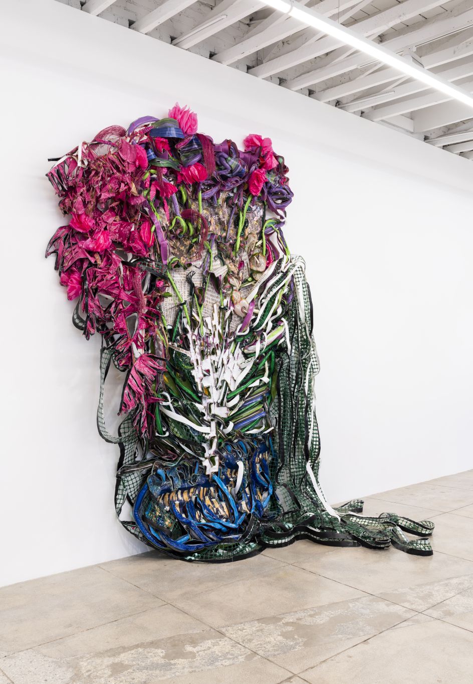 © Alicia Piller, Nature of a stately being. Outstretched arms, bursting with newborn stars. (side view), 2019, Mixed media