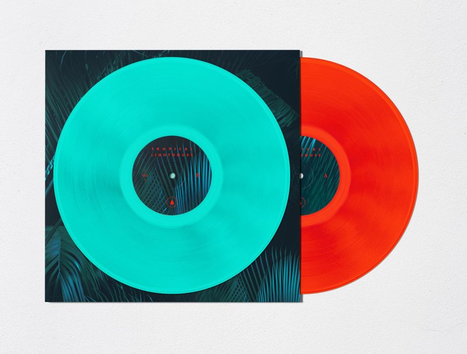 Tropical Lighthouse vinyl record by Robert Bazaev – Gold A' Design Award