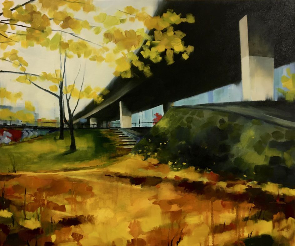 Jen Orpin: Autumn Has Landed (Oil on Canvas) 50x60cm