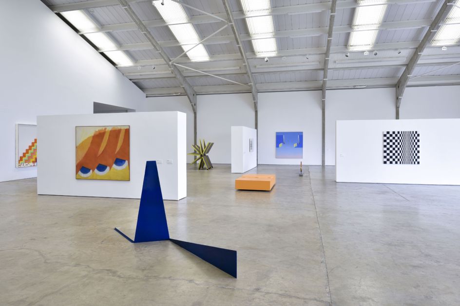 Kaleidoscope: Colour and Sequence in 1960s British Art, installation views at Longside Gallery, Yorkshire Sculpture Park © artists and estates. Photo: Jonty Wilde