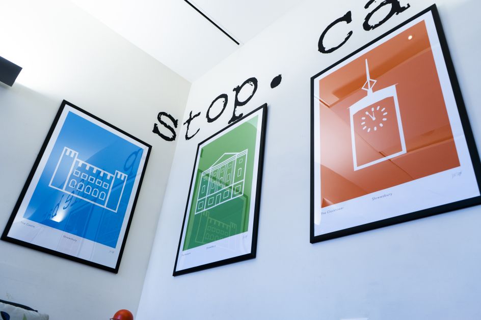 Prints for the Shrewsbury Museum Coffeeshop