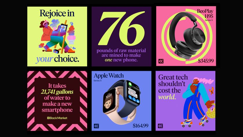 Visual identity for refurb site Back Market channels its passion for change