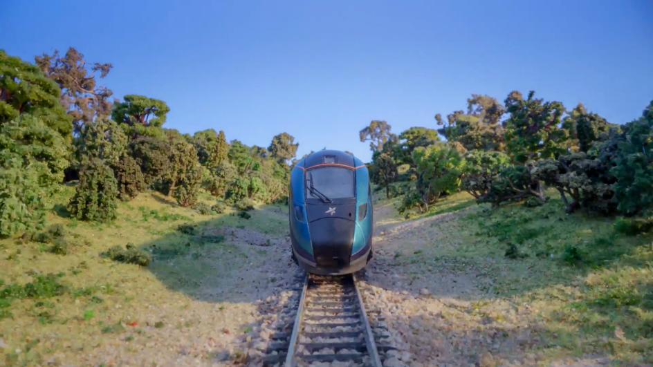 The train in the film is an exact replica of its full-sized counerpart