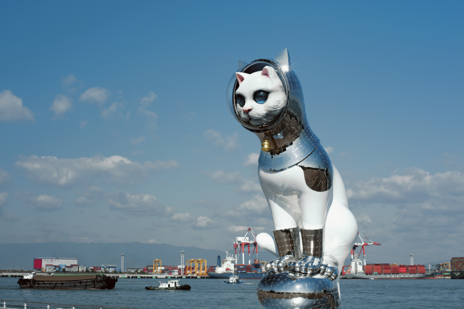 Yanobe Kenji, Ship’s Cat, photograph by Ryoichi Ageishi