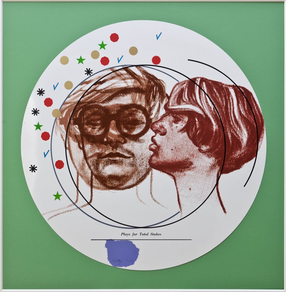 R.B Kitaj, Plays for Total Stakes, 1968, screenprint, Pallant House   Gallery (Wilson Family Loan, 2006)  © The Estate of R B Kitaj
