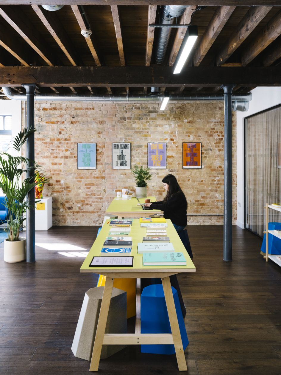 Patch's Public Reception and Library. Photography by Philipp Ebeling.