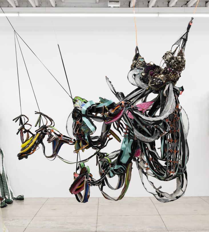 © Alicia Piller, Along the wavy edge of this penumbra. Emerging from the depths. Transformation trajectories., 2019, Mixed media. All images courtesy of the artist and gallery