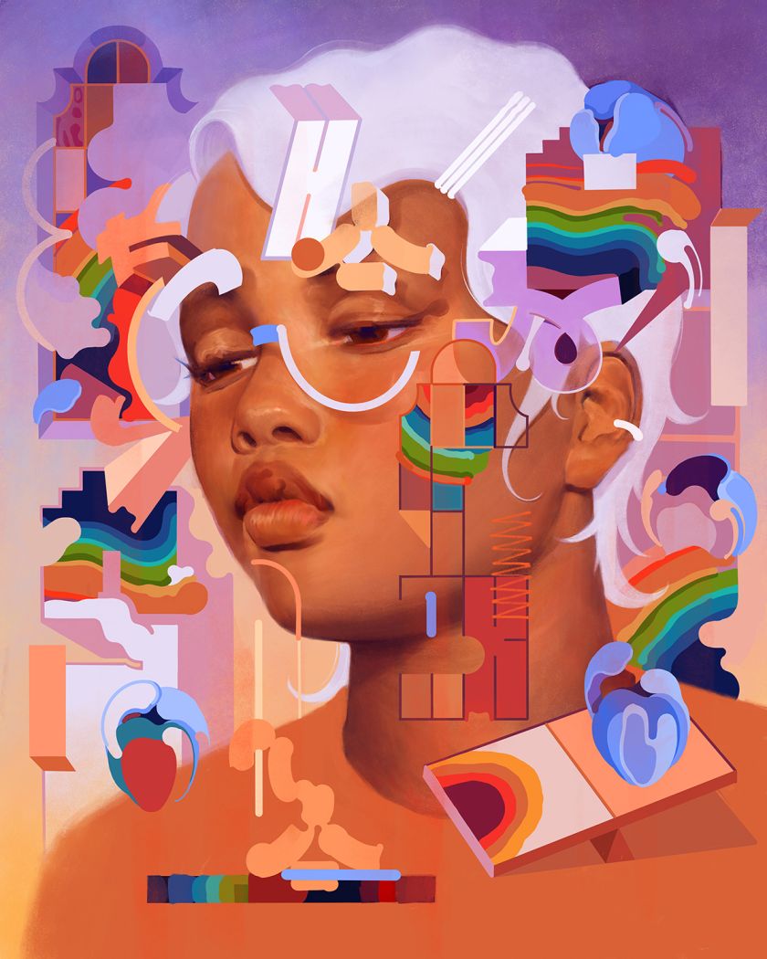 Sam Rodriguez's graffiti-inspired portraits depict people in their unseen entirety