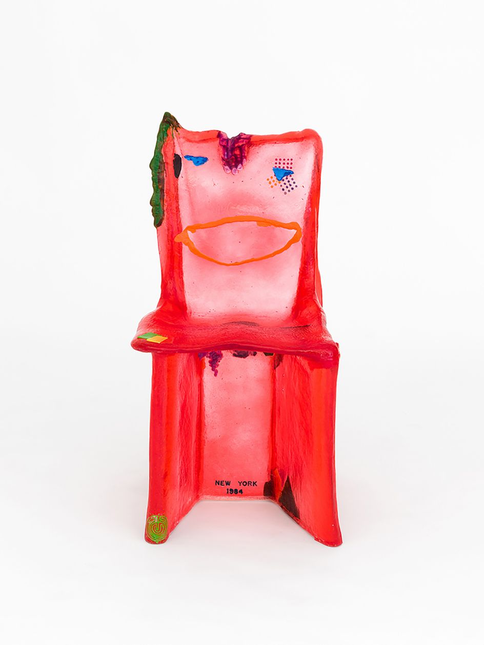 Gaetano Pesce, Pratt Chair #7 1984/2018 (Red), 2019. Polyurethane resin, Smooth-On pigment; 37 x 19 x 20 in (94 x 48.3 x 50.8 cm). Courtesy the artist, Salon 94, and South Etna Montauk.