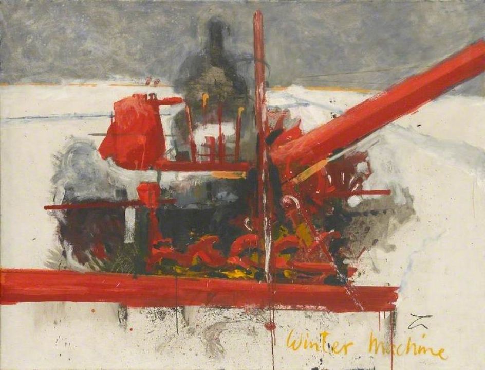 Victor Willing, Winter Machine, 1956, oil on canvas © The Artist's Estate. Arts Council Collection, Southbank Centre, London