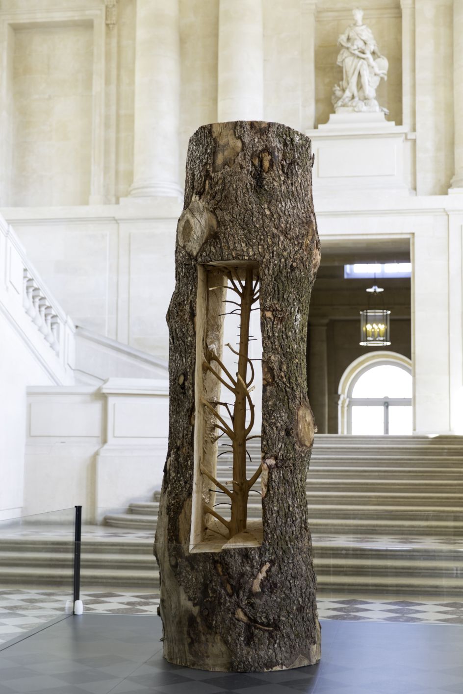 Giuseppe Penone Albero Porta - Cedro/Door Tree - Cedar, 2012   Cedar © Archivio Penone 2020 Courtesy the artist, Gagosian, Rome and Marian Goodman Gallery, London