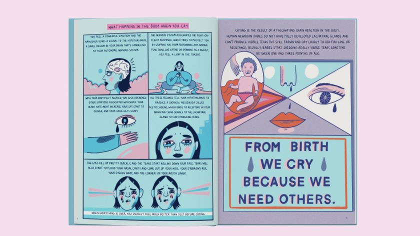 Pepita Sandwich delves into the significance of crying in her new beautifully illustrated book