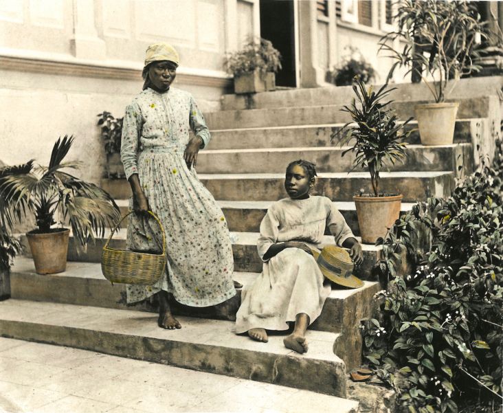 Ingrid Pollard, The Valentine Days #1 "Negro Girls, J.V.13994”, 1891/2017. Courtesy of Ingrid Pollard/The Caribbean Photo Archive/Autograph ABP