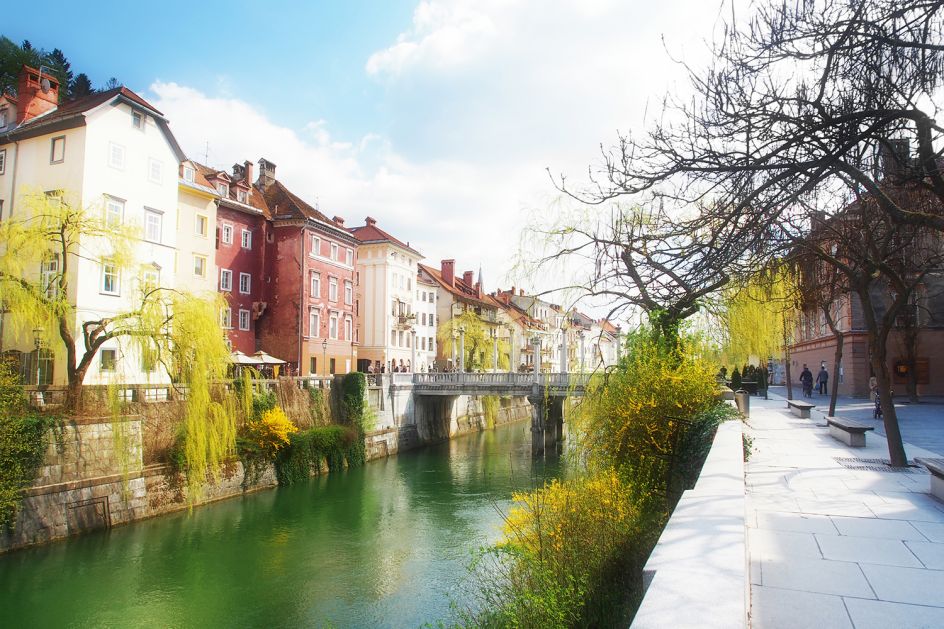The Cobblers' Bridge, Ljubljana. Image licensed via Adobe Stock