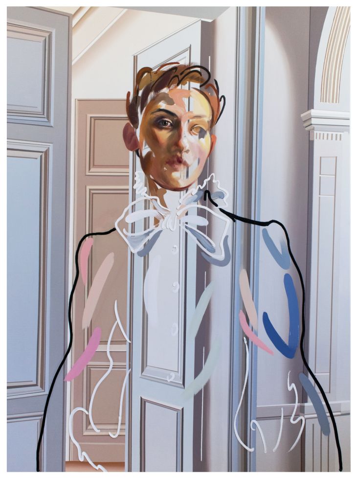 Loribelle Spirovski, The Gamine, 2019, Oil and acrylic on linen (122 x 92cm). Via Creative Boom submission. All images courtesy of The House of Fine Art (HOFA)