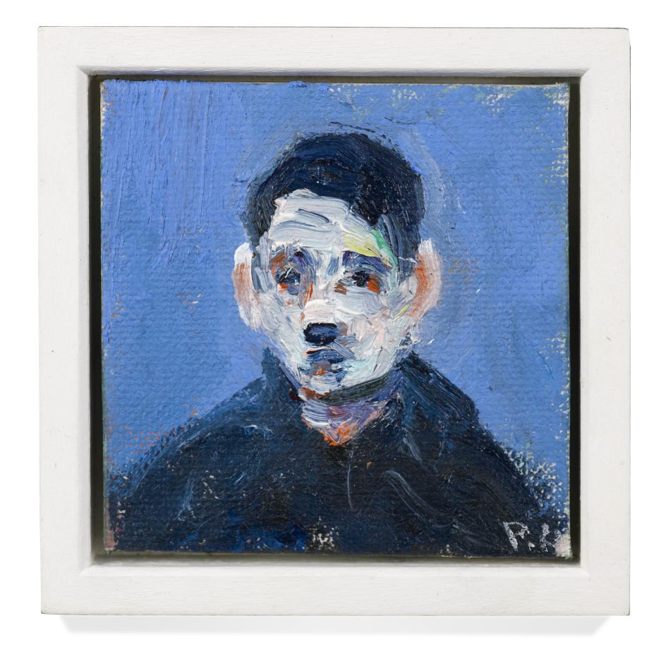 Paul Housley, Red eyes, 2017. Oil on canvas, 15 x 13 cm. Courtesy of the artist.