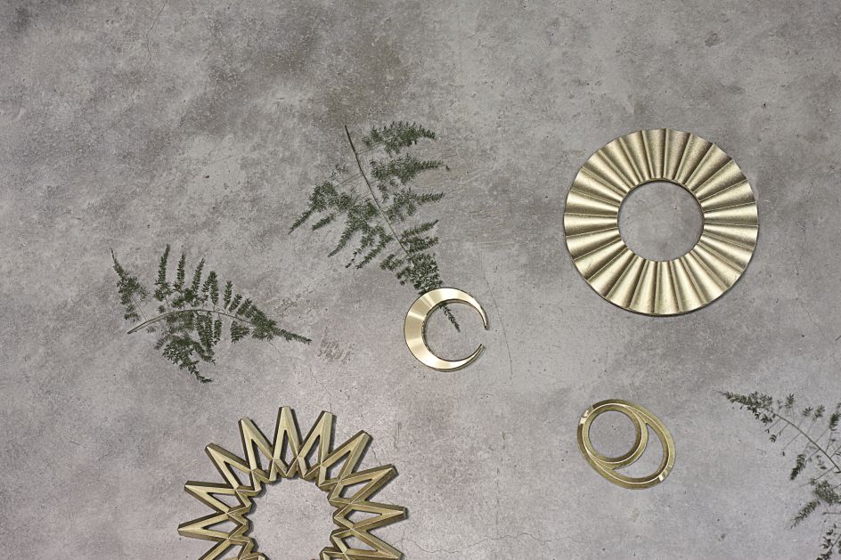 Brass bottle openers and solid brass trivets by Masanori Oji for Futagami. Photography by Joanna Henderson.