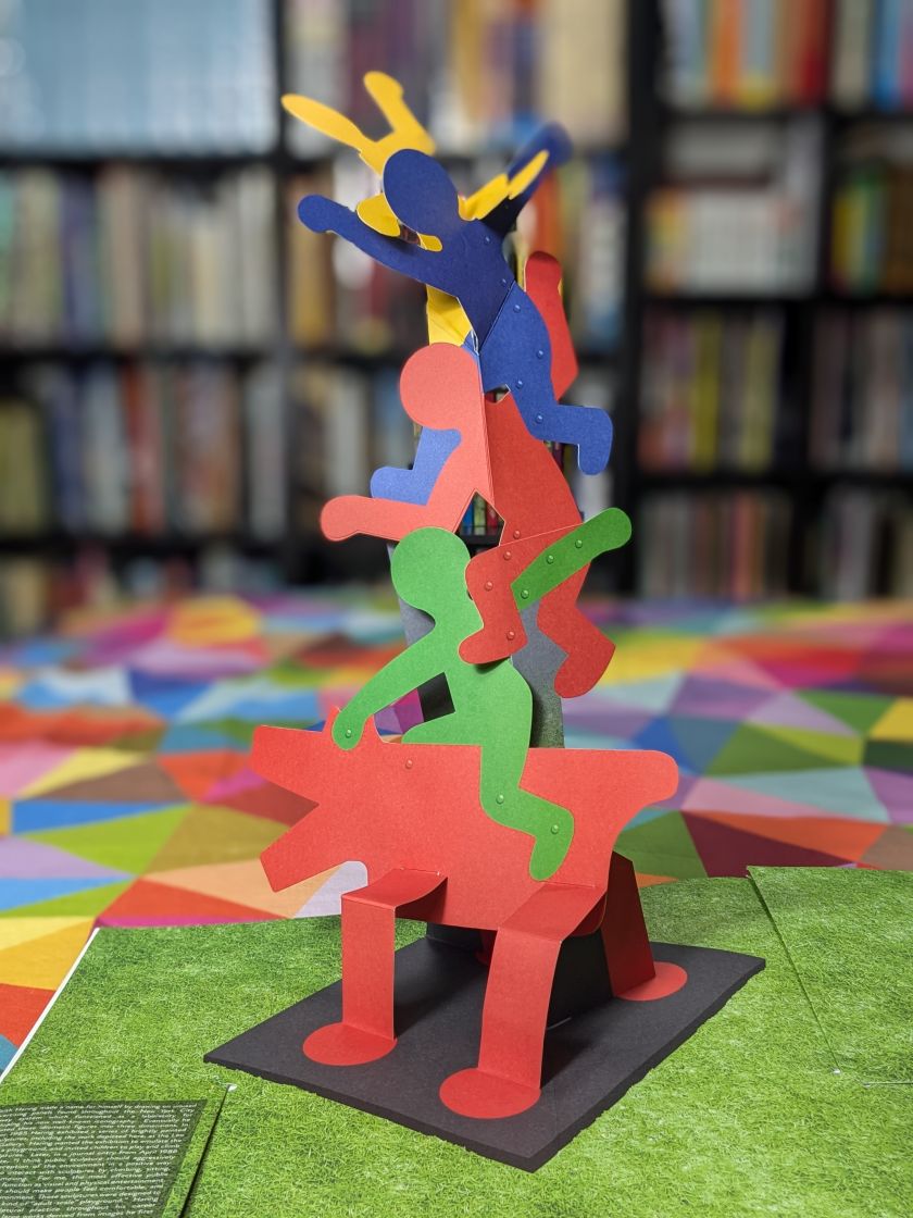 Keith Haring's iconic art is brought to life in a new pop-up book