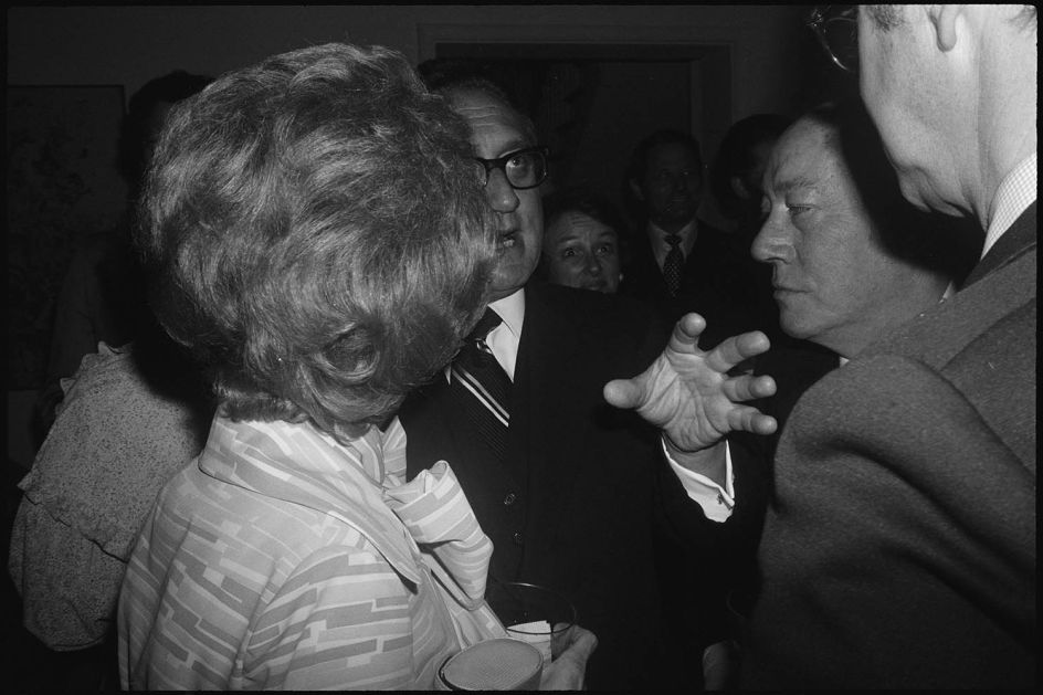 Bob Colacello Henry Kissinger Holding Forth, Washington D.C., c. 1976