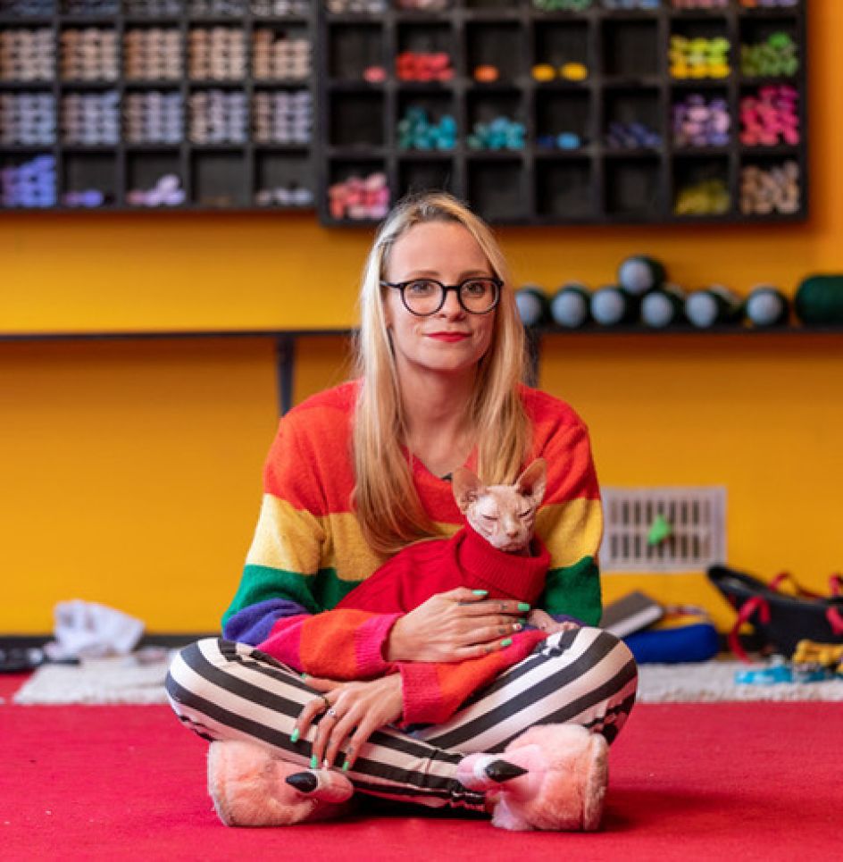 Portrait of Lucy Sparrow © Lucy Emms