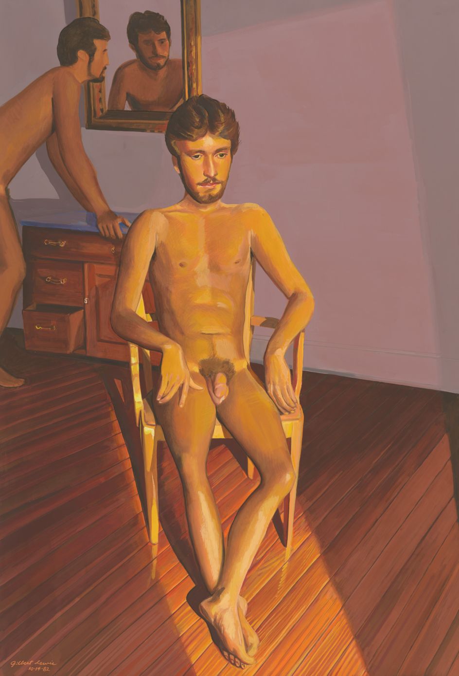 Lewis, Untitled (Double Portrait), 1982