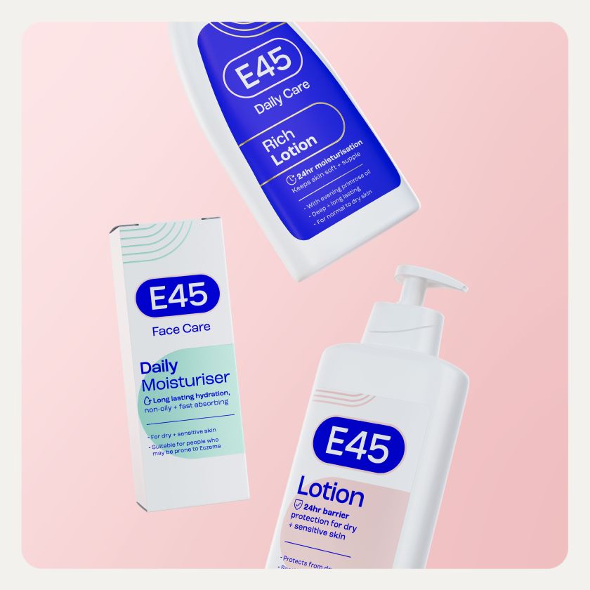 E45's inclusive new identity is inspired by the flexibility of skin cells
