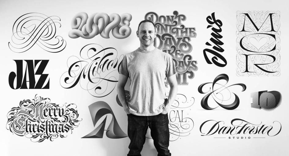 Dan’s lettering work.