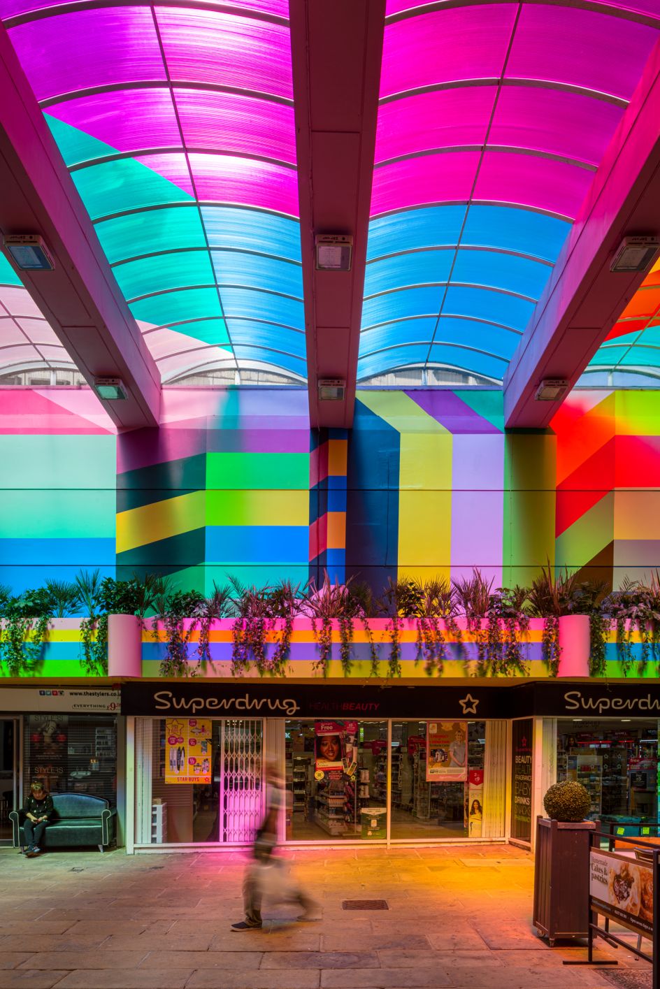 Endless Ribbon Connecting Us © Morag Myerscough. Photography by Gareth Gardner