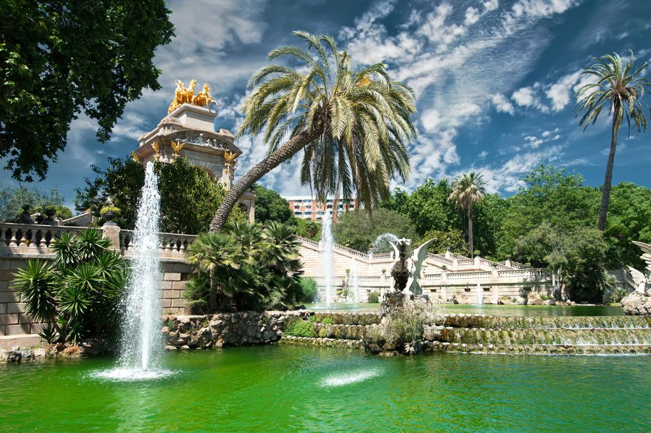 Fountain in Barcelona. Image licensed via Adobe Stock
